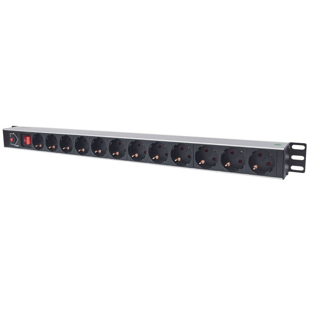 Schuko 27" 12 Way Multi-socket Adapter Intellinet 714044 (1,8 m)