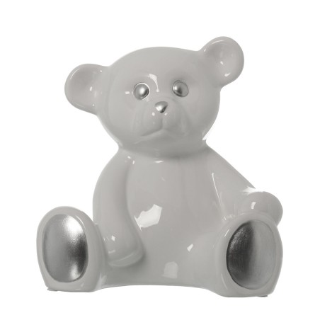 Decorative Figure Alexandra House Living White Ceramic Bear