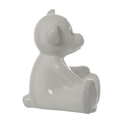 Decorative Figure Alexandra House Living White Ceramic Bear