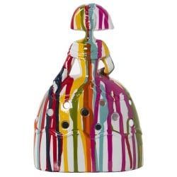 Figurine Décorative Alexandra House Living Menina Multicouleur Acrylique Plastique Mélamine 14 x 9 x 21 cm