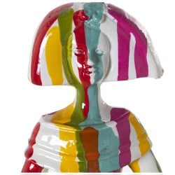 Deko-Figur Alexandra House Living Menina Bunt Acryl Kunststoff Melamine 14 x 9 x 21 cm