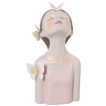 Decorative Figure Alexandra House Living Pink Acrylic Plastic Melamin 11 x 10 x 20 cm