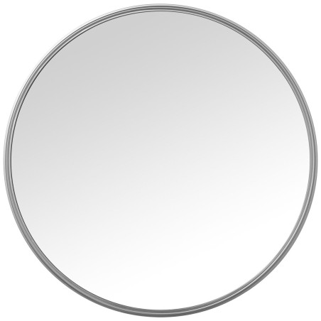 Miroir mural Alexandra House Living Argenté Plastique 5 x 69 x 70 cm Rond