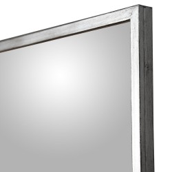 Wandspiegel Alexandra House Living Silberfarben Metall Fenster 7 x 114 x 79 cm