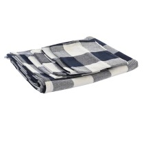 Nappe et serviettes de table DKD Home Decor 250 x 150 x 0,5 cm Bleu Blanc