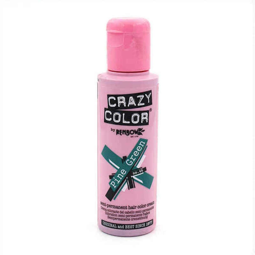 Couleur Semi-permanente Pine Green Crazy Color Nº 46 (100 ml)