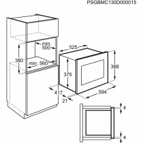 Micro-ondes AEG MBE2657SEB  26L Noir 900 W