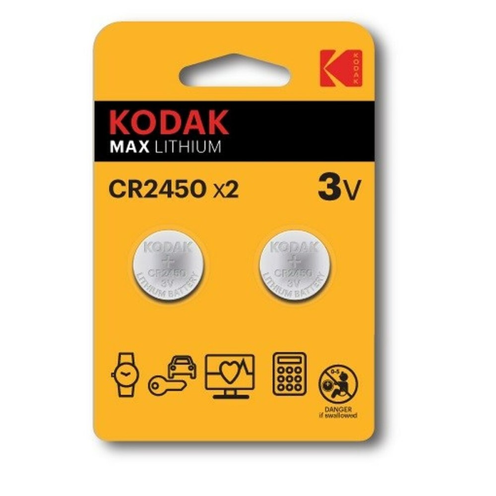 Batteries Kodak CR2450 3 V (2 Units)