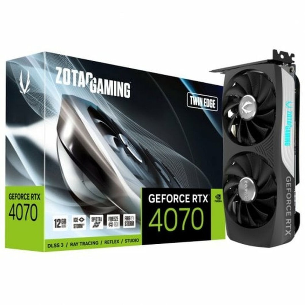 Carte Graphique Zotac GeForce RTX 4070 Twin Edge GEFORCE RTX 4070 12 GB GDDR6