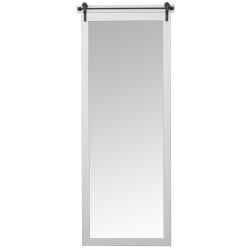 Wall mirror Alexandra House Living White Wood Rectangular 5 x 47 x 155 cm