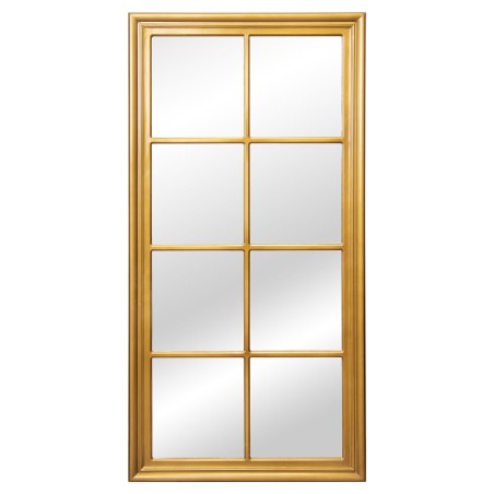 Wandspiegel Alexandra House Living Gold Holz Fenster 5 x 78 x 150 cm