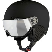 Ski Helmet Alpina Arber Visor Q Lite Black Monochrome 58-61 cm