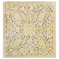 Decorative altarpiece Alexandra House Living Golden Wood 6 x 94 x 95 cm