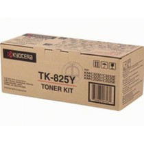 Toner original Kyocera TK-825Y Jaune Noir