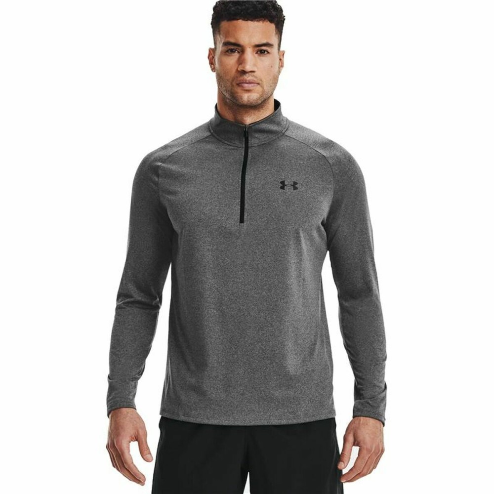 Men’s Long Sleeve T-Shirt Under Armour Tech™ ½ Zip Dark grey