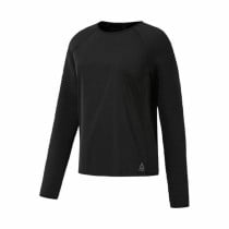 Women’s Long Sleeve T-Shirt Reebok Thermowarm Deltapeak Black