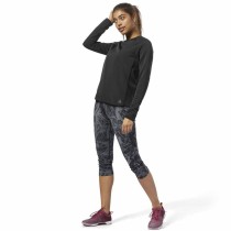 Women’s Long Sleeve T-Shirt Reebok Thermowarm Deltapeak Black