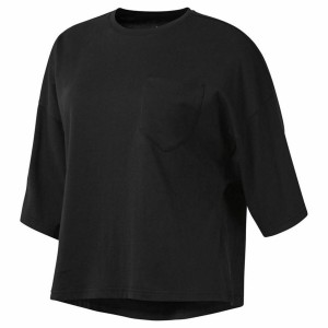 Damen Langarm-T-Shirt Reebok Schwarz