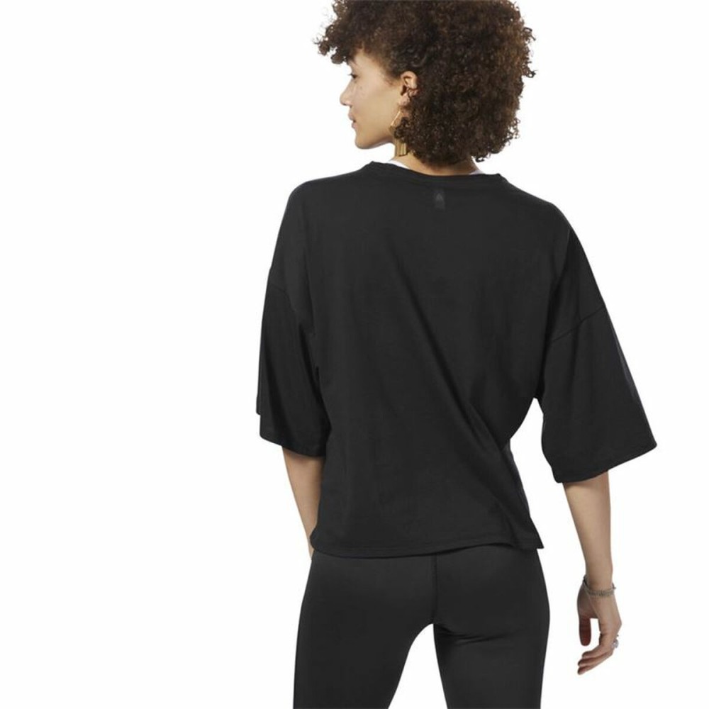 T-shirt à manches longues femme Reebok Noir