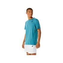 Herren Kurzarm-T-Shirt Asics Court Blau