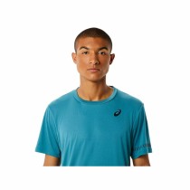 Herren Kurzarm-T-Shirt Asics Court Blau