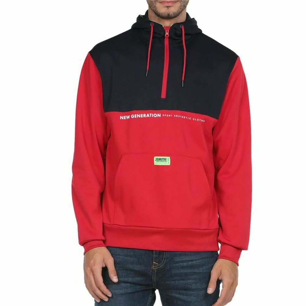 Herren Sweater mit Kapuze John Smith Siena Rot