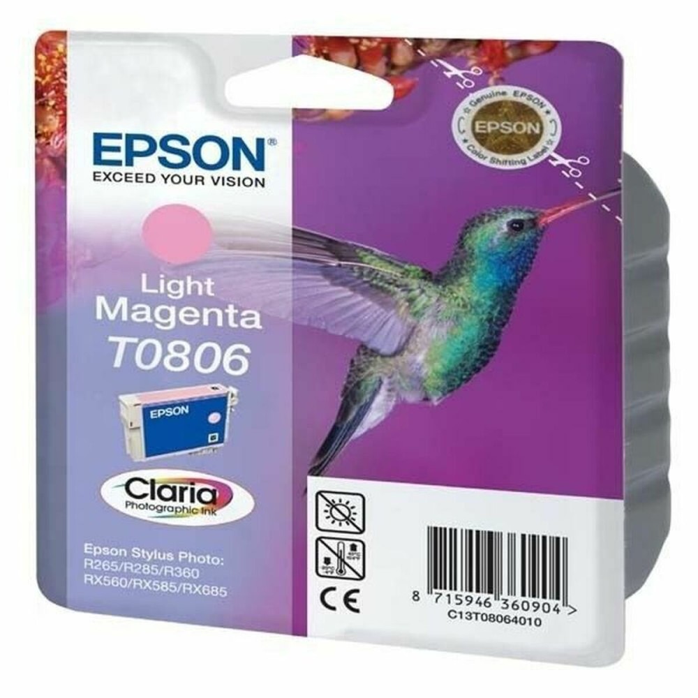 Cartouche d'encre originale Epson T0806 Magenta clair