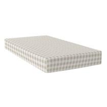 Fitted bottom sheet HappyFriday Basic Kids Beige 105 x 200 x 32 cm Gingham