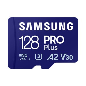 Carte Mémoire Micro SD avec Adaptateur Samsung 128 GB