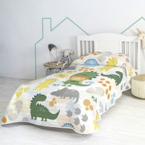 Bedspread (quilt) HappyFriday Happynois Multicolour 200 x 260 cm Dinosaurs