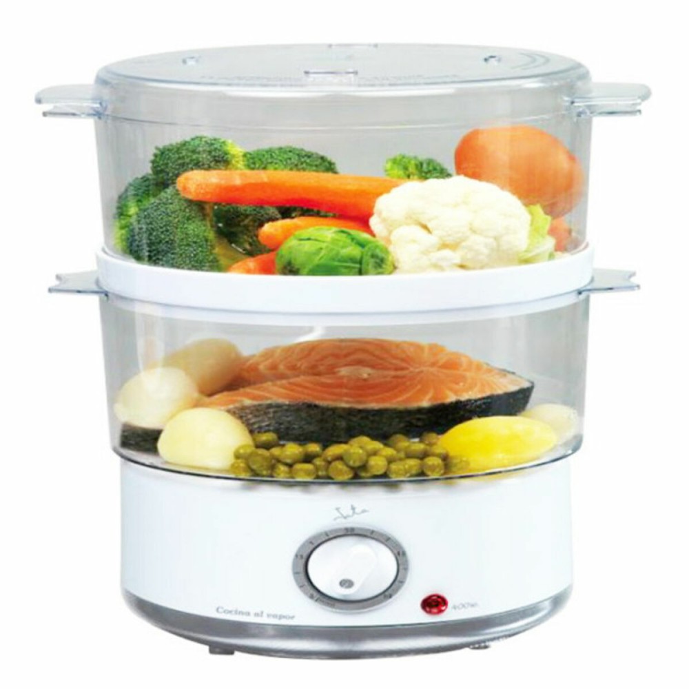 Food Steamer JATA CV200 3,5 L White Plastic 400 W 2 x 2.55 x 1.5 cm