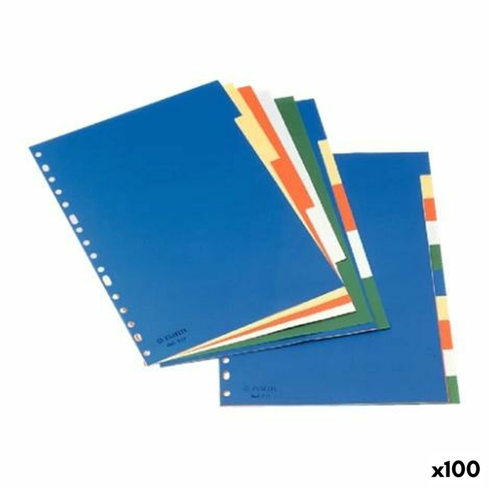 Ensemble de séparateurs Esselte 5 feuilles Multicouleur A4 (100 Unités)