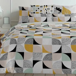 Housse de Couette Decolores Anna Multicouleur 175 Fils 155 x 220 cm