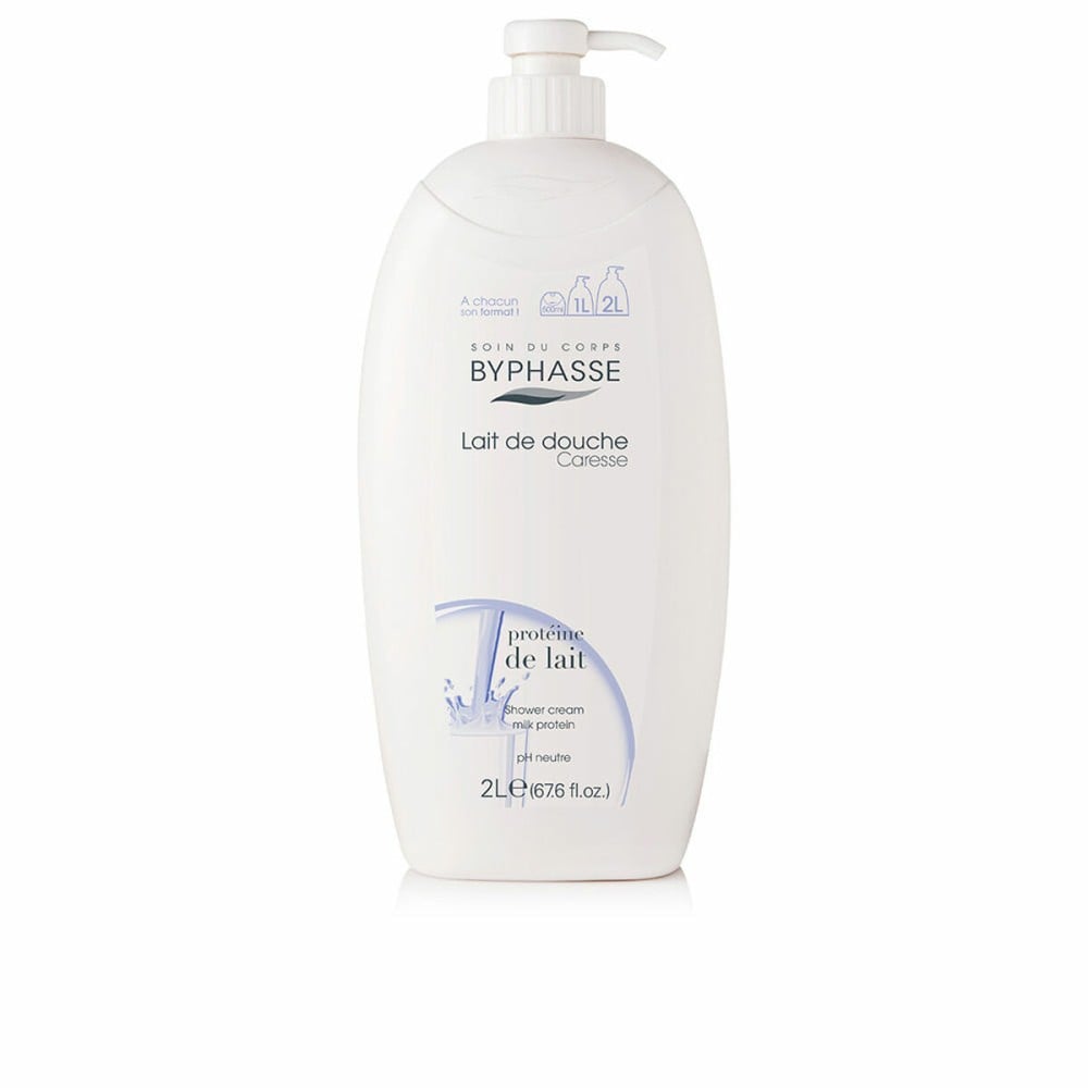 Gel de douche Byphasse Caresse Gel De Ducha Protéines de lait 2 L