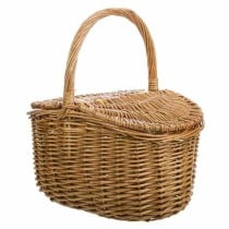 Picnic Basket Alexandra House Living wicker Willow wood Natural