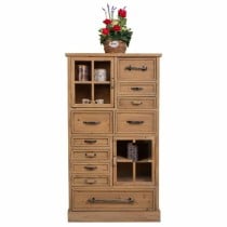 Display Stand Alexandra House Living Wood Iron Fir wood 34 x 135 x 75 cm