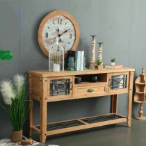 Eingangsbereich Alexandra House Living Braun Eisen Tannenholz Holz MDF 36 x 80 x 145 cm