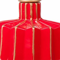 Vase Alexandra House Living Rouge Métal Céramique Verre 19 x 35 x 19 cm