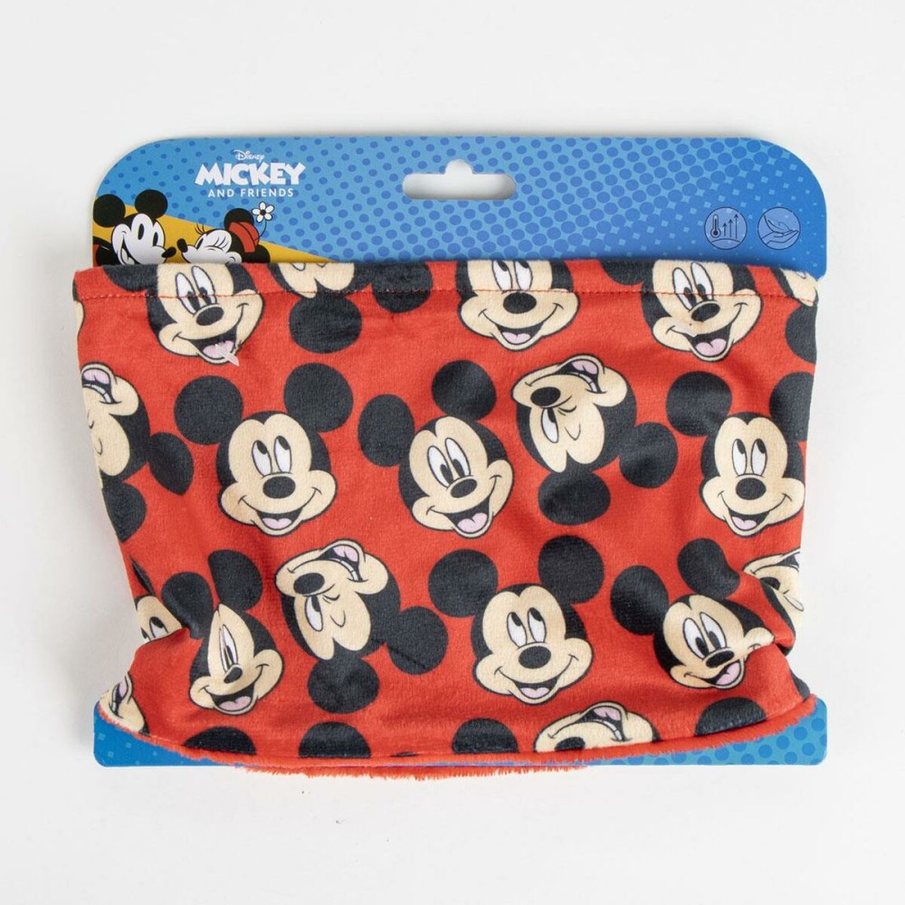 Neck Warmer Mickey Mouse Red