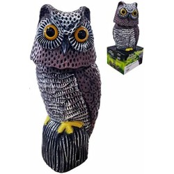 Repeller EDM 06075 polypropylene Ø 19 x 40 cm Birds Owl