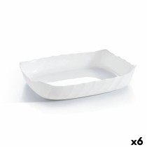 Kochschüssel Luminarc Smart Cuisine rechteckig Weiß Glas 29 x 30 cm (6 Stück)