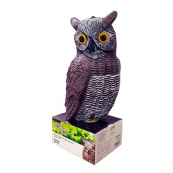 Répulsif EDM Hibou Oiseaux Ø 19 x 40 cm polypropylène