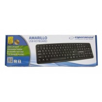 Clavier Esperanza EK134 Noir Multicouleur Monochrome