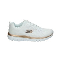 Chaussures de marche pour femme Skechers  GRACEFUL GET CONNECTED 12615 WTRG  Blanc