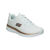 Chaussures de marche pour femme Skechers  GRACEFUL GET CONNECTED 12615 WTRG  Blanc