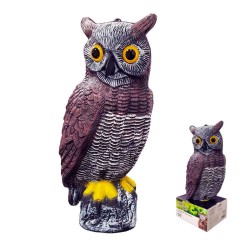 Répulsif EDM Hibou Oiseaux Ø 19 x 40 cm polypropylène