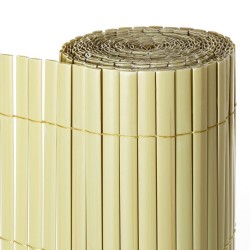 Gartenzaun Beige PVC 1 x 300 x 100 cm