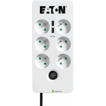 Power Socket - 6 Sockets with Switch Eaton PB6UF White (1,5 m)