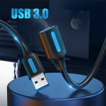 USB Extension Cable VARIOS CBHBI Black