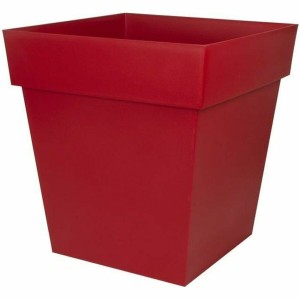 Plant pot EDA Tuscan Red Squared Ø 50 cm